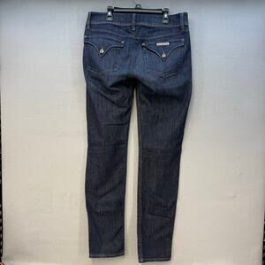 Hudson Jeans Women's 29 (8) Dark Blue Collin Flap Skinny Jean Preppy EUC